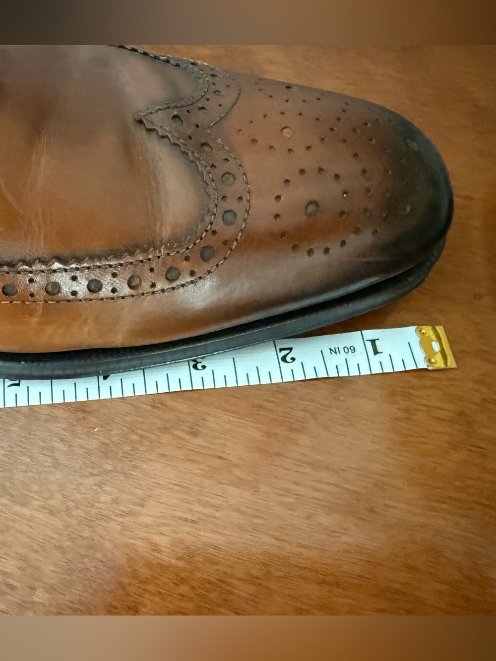 To Boot New York “Duke” Burnished Calf Wingtip Shoes – Men’s 11.5M - Picture 10 of 11